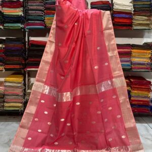 Maheshwari All Over Coin Buti Saree