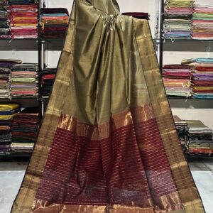Maheshwari Zari Border Saree