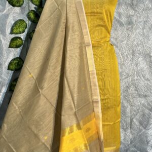 Maheshwari Lotus Buti Top & Dupatta Dress Material
